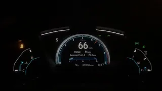 2019 Honda Civic Hatchback 1.5 Turbo CVT 0-60 Time Traction Control ON/OFF Test