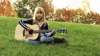 11-year-old Abby Miller performs  "Keep Holding On" in honor of Taylor Love (Avril Lavigne)