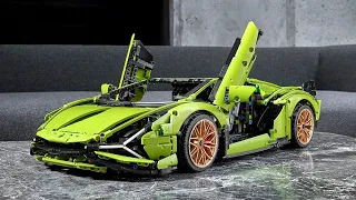 LEGO Technic Lamborghini Sián Builds Itself! (Stop Motion)
