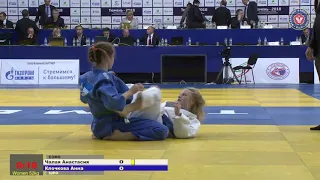 52 kg Чалая А Клочкова А 09 11 2018 Т3 Первенство России среди юношей и девушек до 18 лет, ТЮМЕНЬ