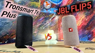 Tronsmart T6 Plus Upg  VS กับ  JBL FLIP5  ( รีวิว ).