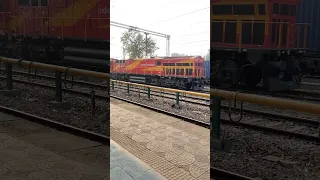 6000HP WDG6G Honking & Generator Sound Diesel Locomotive @Irf_Bharat #viral#wdg6g#dieselengine#loco