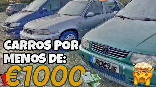 CARROS PARA RECÉM-CHEGADOS EM PORTUGAL POR MENOS DE 1000 EUROS!!😱🇵🇹