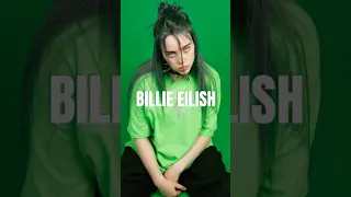 FATOS SOBRE BILLIE EILISH 💚 #shorts #billieeilish