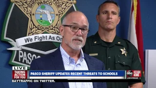 Pasco Sheriff updates recent threats to schools
