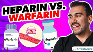 Anticoagulant Medications Heparin & Warfarin for Nursing NCLEX - RN & PN