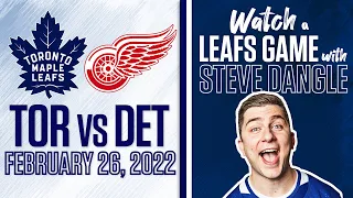 Watch Toronto Maple Leafs vs. Detroit Red Wings LIVE w/ Steve Dangle