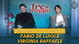 Tre di troppo, l'intervista esclusiva a Virginia Raffaele e Fabio De Luigi