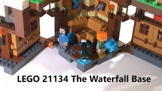 LEGO Minecraft  21134 The Waterfall Base speed build