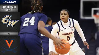 George Washington vs. Virginia Condensed Game | 2022-23 ACC Women’s Basketball