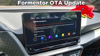 Cupra Formentor - 1st OTA Update for the infotainment system