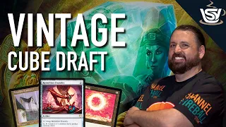 First Picking Tolarian Academy And Swinging For The Fences | Vintage Cube Draft