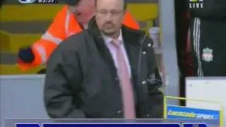 Rafa Benitez - Reactions to Liverpool goals