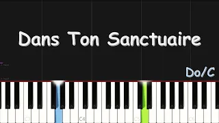 Gael Music - Dans Ton Sanctuaire | EASY PIANO TUTORIAL BY Extreme Midi