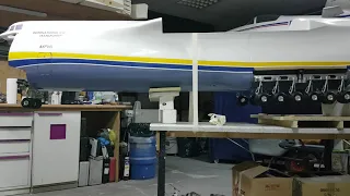 AN-225 RC 1:16 Geartest