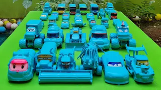 Clean up muddy minicars & disney pixar car convoys! Play in the garden