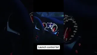 RS6 Launch Control Fail😬 #audi #audirs6 #launch #fail #launchcontrol #viral #shorts