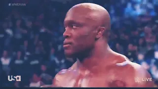 raw highlights wwe main event boby lashley vs omos match