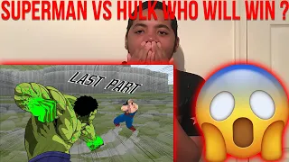 Superman Vs Hulk Animation Part 3 Taming The Beast II Reaction