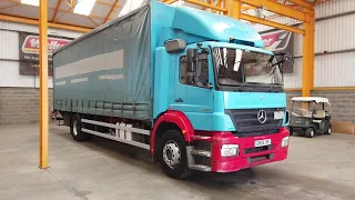 New In Stocklist For Sale: MERCEDES BENZ AXOR 1824, 4X2 CURTAINSIDER - 2008 - GN08 URL