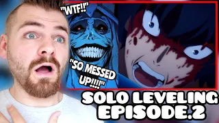 THIS IS SO F***ED UP??!!! | SOLO LEVELING - EPISODE 2 | New Anime Fan! | REACTION