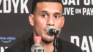 David Benavidez FIRST WORDS on Gervonta Davis CO-MAIN FIGHT vs Oleksandr Gvozdyk