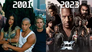 🔔Evolution of FAST & FURIOUS movies (2001-2023)🔔