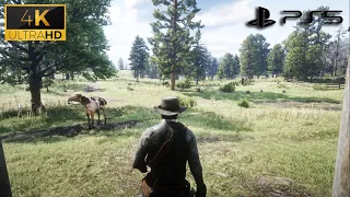 (PS5) Red Dead Redemption 2 Free Roam Gameplay on PS5- Ultra Realistic Graphics [4K UHD]