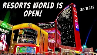 RESORTS WORLD Las Vegas OPENING TOUR & WALKTHROUGH