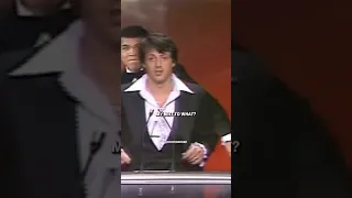 When Muhammad Ali surprised Sylvester Stallone 😂 #muhammadali #sylvesterstallone #boxing