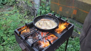 Готовим хвост бобра на мангале