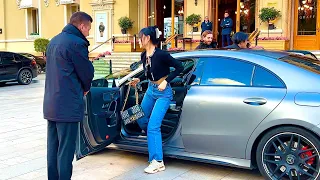 LUXURIOUS LADY DRIVE | MILLIONAIRE LIFESTYLE #supercars #carspotting #luxurycars #fypツ #ladydriver