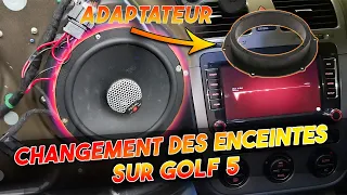 MONTAGE DES ENCEINTES FOCAL SUR GOLF 5 (HAUT PARLEUR)