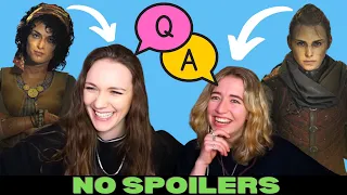 Q&A with Charlotte McBurney (Amicia) + myself (Sophia) | Plague Tale: Requiem | NO SPOILERS