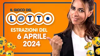 Estrazione in diretta del Gioco del Lotto e del Simbolotto di sabato 6 Aprile 2024