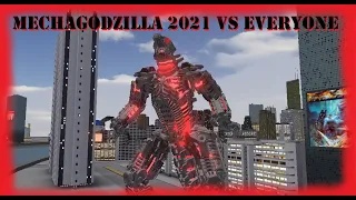 MECHAGODZILLA 2021 vs EVERYONE (Roblox Kaiju Arisen)