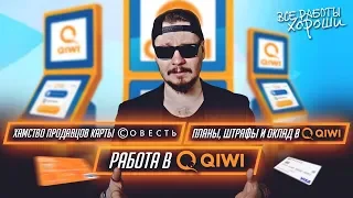 Планы, штрафы и оклад в QIWI. Хамство продавцов карты "Совесть". Работа в QIWI.