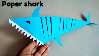 How to make moving paper shark doinminutes