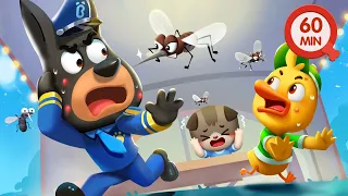 Mosquito, Go Away! | Food Safety | Safety Cartoon | Cartoon for Kids | Sheriff Labrador