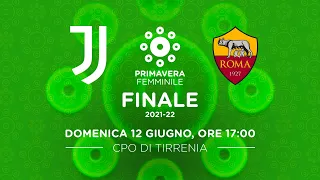 Segui la diretta della finale Juventus-Roma, #PrimaveraFemminile 2021/22