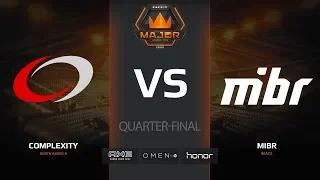 compLexity vs MIBR, map 1 train, FACEIT Major London 2018