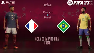 FIFA 23 - França vs Brasil | Gameplay PS5  [4K 60FPS] Copa do Mundo FIFA 2022