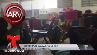 Se desata balacera cerca de una escuela en Puerto Rico | Al Rojo Vivo | Telemundo