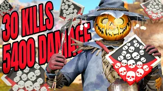 INCREDIBLE 30 KILLS & 5400 DAMAGE WITH BLOODHOUND WAS INSANE  (Apex Legends Gameplay)