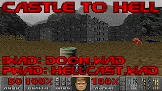 Doom - Castle to Hell (HELLCAST.WAD) (100%) [DOSBox]