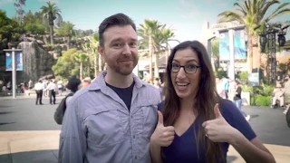 Surprise Proposal JP Record Holders Review Jurassic World - The Ride