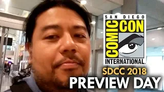 San Diego Comic Con 2018 PreviewDay Part 1