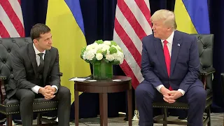 "No pressure" say both Trump and Zelensky on their controversial call | AFP