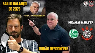 RUBÃO E A TRETA | SAIU O BALANÇO DE 2023  | SORTEIO DA COPA DO BRASIL 2024 | MUDANÇAS NA EQUIPE?