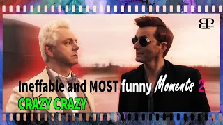 Crowley and Aziraphale | Ineffable And Most Funny Moments 2 | GOOD OMENS video edit | Crazy